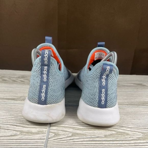Adidas Cloudfoam Pure Blue Running Shoes Sneaker Womens 7.5 - Picture 4 of 8